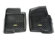 Outland Automotive Floor Liners Front Black; 09 14 Ford F 150 398290231