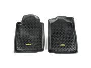 Outland Automotive Floor Liners Front Black; 12 15 Toyota Tacoma 398290415