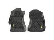 Outland Automotive Floor Liners Front Black; 14 16 Subaru Forester 398290601