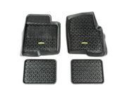 Outland Automotive Floor Liners Kit Black; 09 14 Ford F 150 Regular 398298723