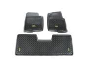 Outland Automotive Floor Liners Kit Black; 09 14 Ford F 150 Supercrew 398298921