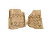 Outland Automotive Floor Liners Front Tan; 11 12 Ford F 250 F 350 398390208