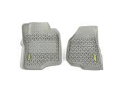 Outland Automotive Floor Liners Front Gray; 11 12 Ford F 250 F 350 398490208