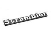 Scrambler Emblem; 81 86 Jeep CJ8