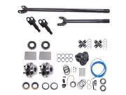 Alloy USA This front axle shaft conversion kit with ARB locker from Alloy USA fits 84 91 Jeep Cherokees 87 95 Wranglers Dana 30 front axle. 12231 ARB
