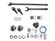 Alloy USA This front axle shaft conversion kit from Alloy USA includes an ARB air locker chromoly inner and outer axle shafts unit bearings U joints seals 122