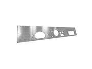 Rugged Ridge 11144.12 Dash Panel with Pre Cut Holes Stainless Steel 76 86 Jeep CJ Models