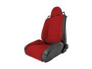 Rugged Ridge 13416.53 RRC Off Road Racing Seat Reclinable Red 97 06 Jeep Wrangler TJ