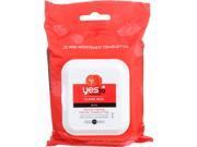 Yes To Tomatoes Exfoliating Facial Wipes Blemish Clearing Acne Clear Skin 25 Count Pack of 3