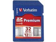 Verbatim Class 10 SDHC™ Card 32GB Case Pack 4