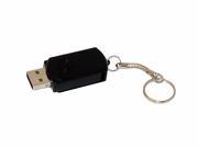 Rechargeable USB Flash Drive Spy Camera DV Camcorder with MicroSD Slot