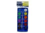 Water Color Paint Set with Brush. Case Pack 48