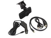 720P Dual Lens Camera Car DVR Motion Detect Nightvision DVR Recorder