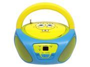 SpongeBob SquarePants Boombox CD Player AM FM Radio W Built in Speakers 56062GRO
