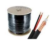 UPG 77286 CCTV Siamese RG59 Cables 2 Conductor Copper Covered Aluminum Power Cables 500ft