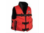 Mustang Accel 100 Fishing Vest Red Black XXX Large