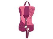 Full Throttle Rapid Dry Life Vest Infant Less Than 30lbs Pink Purple
