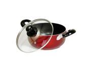 Better Chef D1302R 13 Quart Dutch Oven Aluminum Non Stick Interior Red