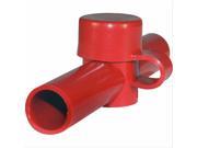 Blue Sea 4003 Cable Cap Dual Entry Red