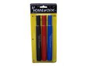 Permanent Markers 3 Pack Large 6 Case Pack 48