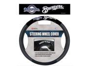 Fremont Die Inc Milwaukee Brewers Poly Suede Steering Wheel Cover Wheel Cover