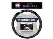 Fremont Die Inc Texas Rangers Poly Suede Steering Wheel Cover Wheel Cover