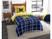 Michigan Collegiate Soft and Cozy Twin Comforter Set