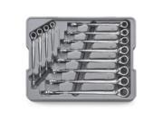 12 Piece X Beam Reversible Metric Combination Ratcheting Wrench Set