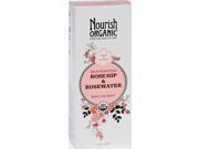 Nourish Organic Body Oil Mist Rejuvenating Rose Hip and Rosewater 3 oz