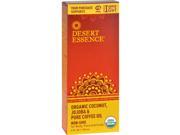 Desert Essence Organic Coconut Jojoba Pure Coffee Oi 4 fl oz 118 ml Liquid
