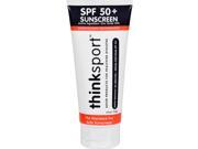 Thinksport Sunscreen Safe SPF 50 Plus Family Size 6 oz