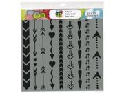 Crafter s Workshop Templates 12 X12 Arrows And Hearts