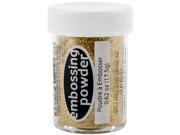 Stampendous Embossing Powder .5 Ounce Sparkly Jeweled Gold Transparent