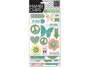 Mambi Chipboard Stickers 4 Sheets You Are Awesome