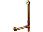 Kingston Brass Dtl1162 Trip Lever Waste And Overflow Polished Brass Finish