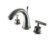 Kingston Brass KS2961CML Two Handle 8 to 16 Widespread Lavatory Faucet with Br