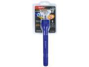 LED Flashlight with Magnetic Pick Up Tool Blue Half Clam Shell