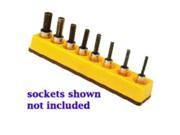 3 8 in. Drive Universal Magnetic Yellow Socket Holder 10 19mm