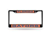 Florida Gators NCAA Black Chrome Laser Cut License Plate Frame
