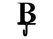 Village Wrought Iron WH B S Letter B Wall Hook Small