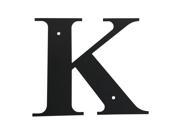 Village Wrought Iron LET K S Letter K Small