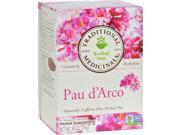 Traditional Medicinals Pau d Arco Caffeine Free Herbal Tea 16 Bags