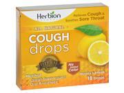 Herbion Naturals Cough Drops All Natural Honey Lemon 18 Drops