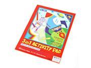 40 Sheet 3 In 1 Activity Pad Case Pack 48