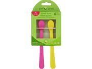 Green Sprouts Infant Spoons Sprout Ware 6 Months Plus Pink Assorted 6 Pack