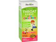 Herbion Naturals Throat Syrup All Natural Cherry For Children 5 oz