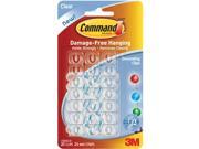 Command Decorating Clips 20 Pkg Clear