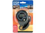 Sport Stopwatch with Neck Cord Case Pack 5