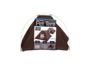 Portable Pet Tent with Soft Fleece Pad Case Pack 1