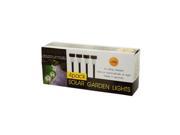 4 Piece Solar Powered Garden Lights Set Case Pack 1